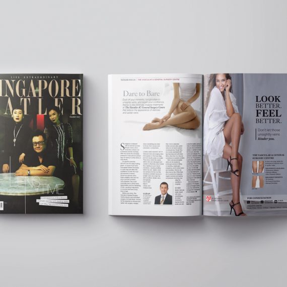 : : ADVERTISING : : The Vascular & General Surgery Centre — Singapore Tatler Print Ad
