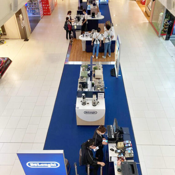 Brand Activations & Experiences De'Longhi The Fresh Beans Coffee Bar at Parkway Parade