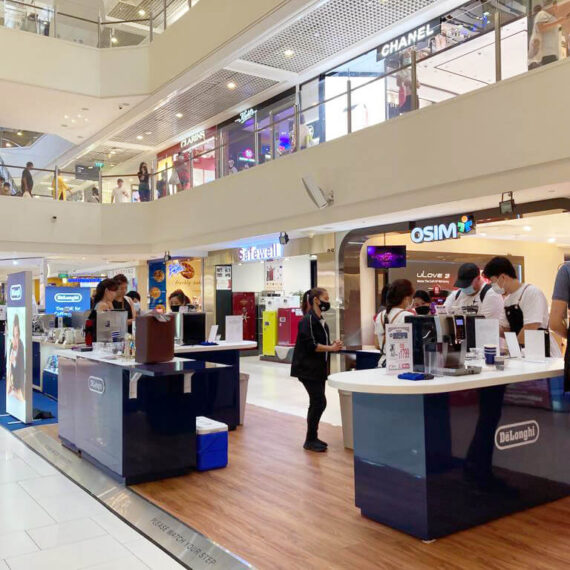 Brand Activations & Experiences De'Longhi The Fresh Beans Coffee Bar at Parkway Parade