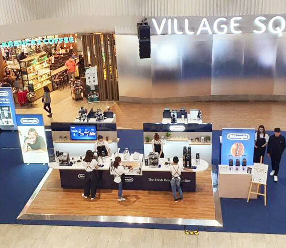 Brand Activations & Experiences De'Longhi The Fresh Beans Coffee Bar at Waterway Point