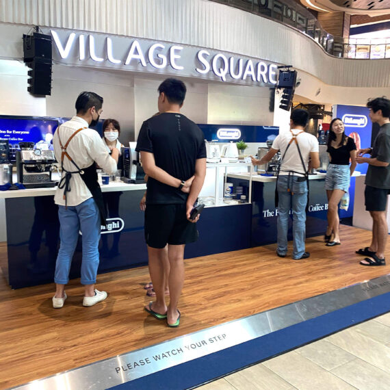 Brand Activations & Experiences De'Longhi The Fresh Beans Coffee Bar at Waterway Point