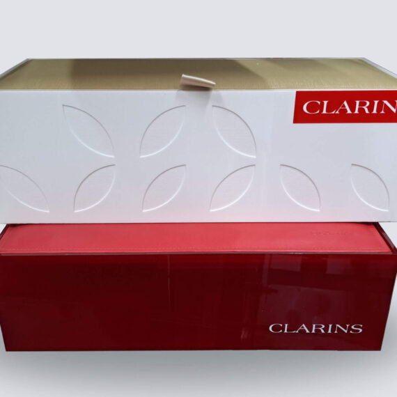 Merchandising & Shop Displays Clarins Box