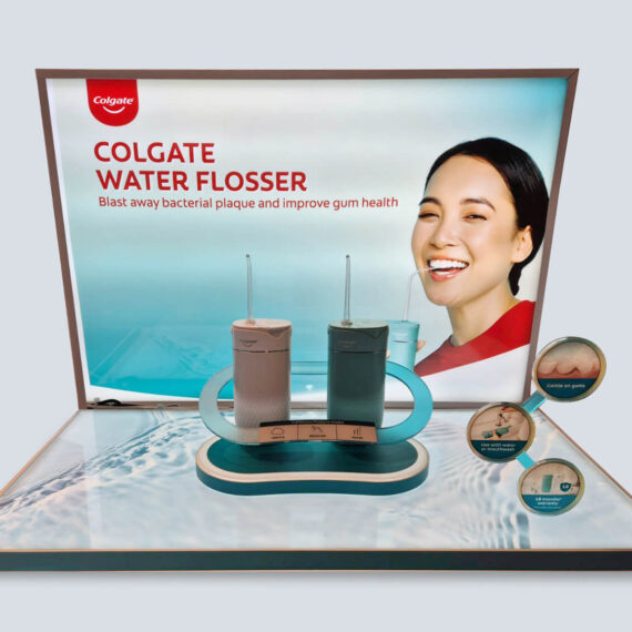 Merchandising & Shop Displays Colgate Water Flosser Display