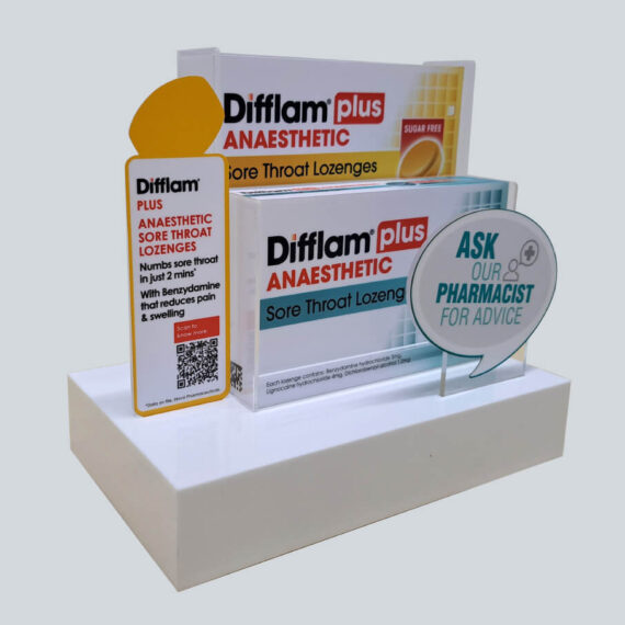Merchandising & Shop Displays Difflam Behind-The-Counter Lozenges
