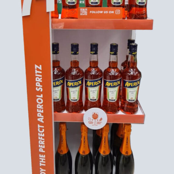 POSM / Display Sustaining & Refresh Solution Aperol Spritz Stand