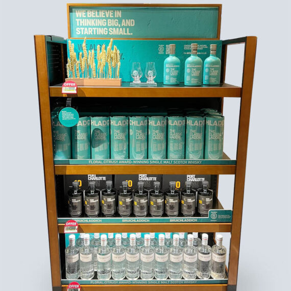 POSM / Display Sustaining & Refresh Solution Bruichladdich Gondola End