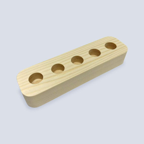 Sustainable Merchandising & Shop Displays Wooden Cosmetic Holder
